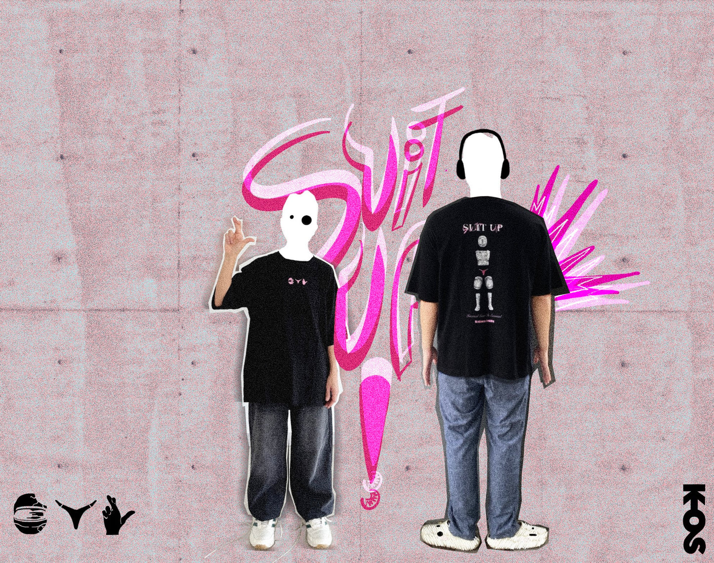 Suit Up Over Size Tee