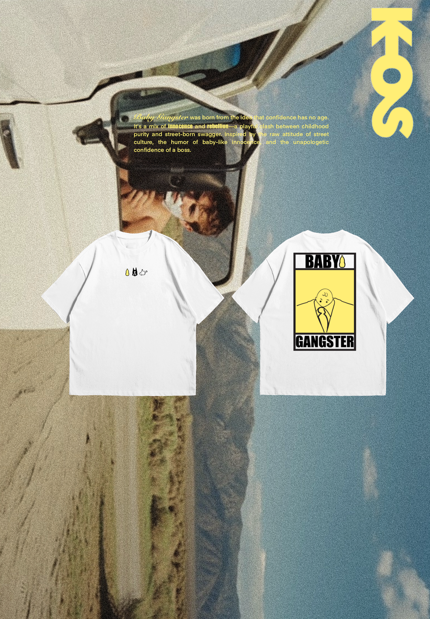 Baby Gangster Over Size Tee