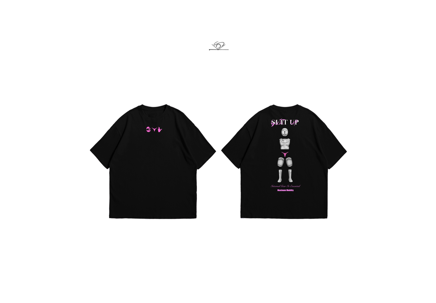 Suit Up Over Size Tee