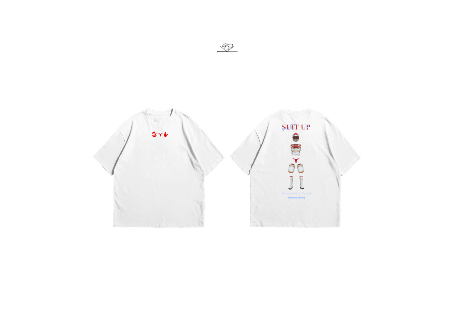 Suit Up Over Size Tee