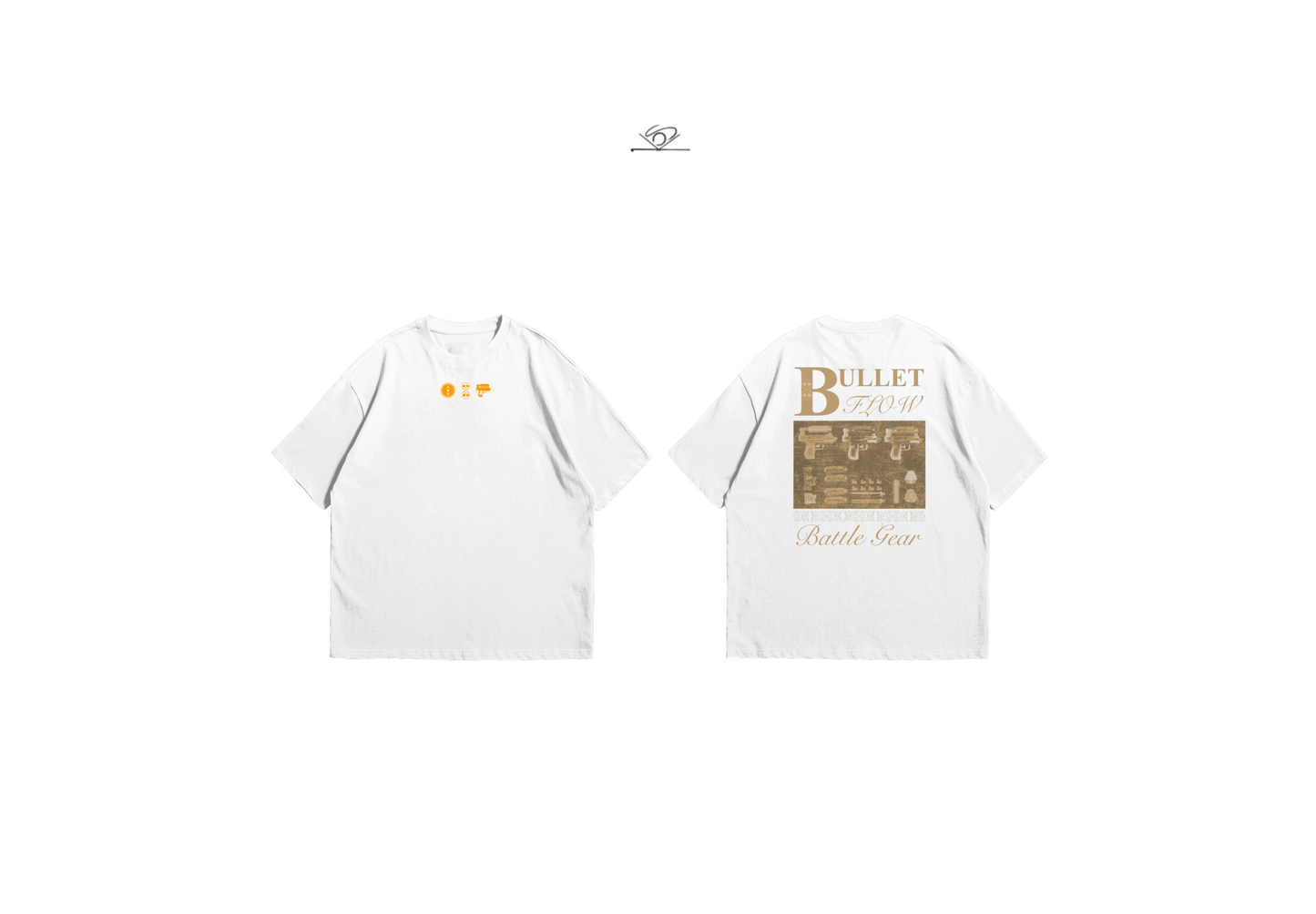 Bullet Flow Over Size Tee