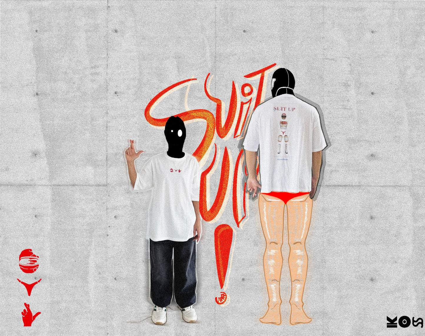 Suit Up Over Size Tee